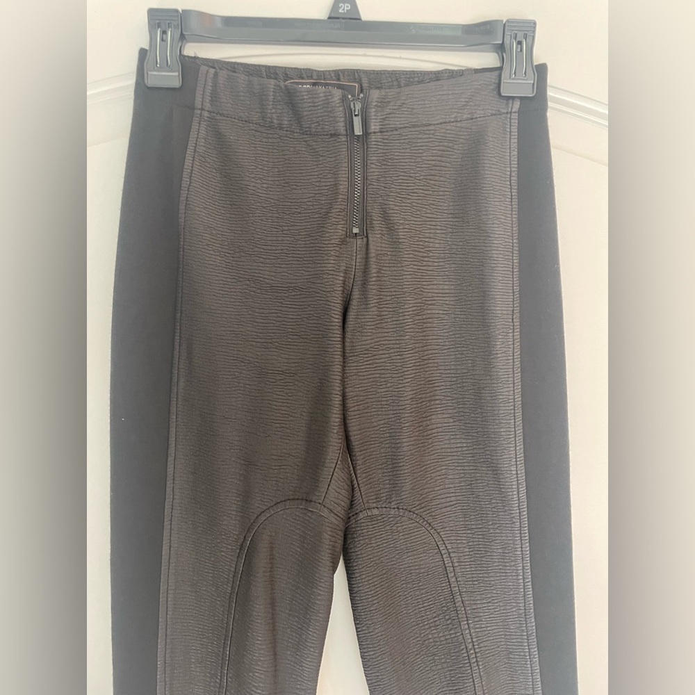 BCBGMaxAzria Black Faux Leather Pants - Picture 3 of 11